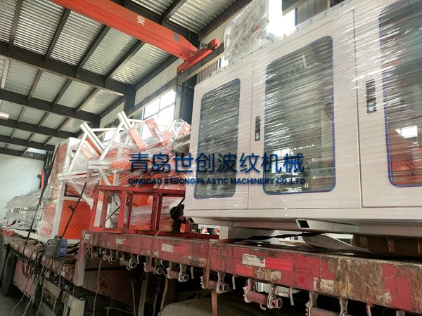 20-110PE管材设备发货